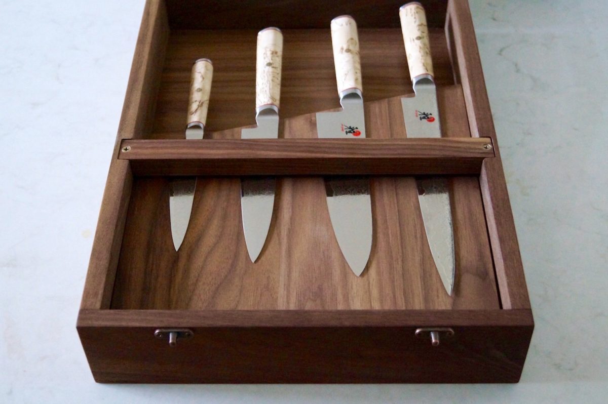 Wooden Knife Holder