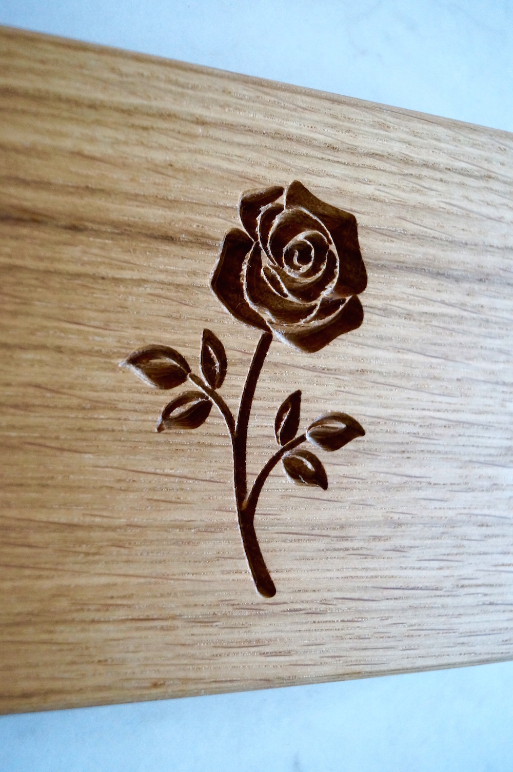 engraved-rose-in-wood-makemesomethingspecial.com