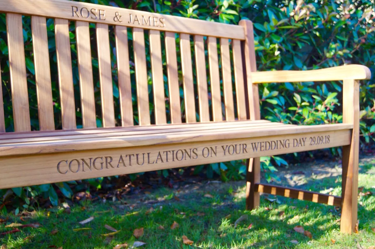 Engraved Memorial Benches