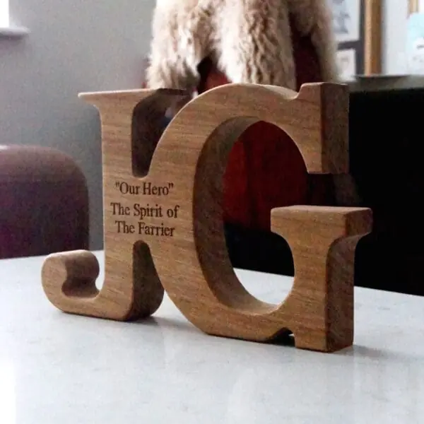 engraved-oak-double-letter-makemesomethingspeical.com