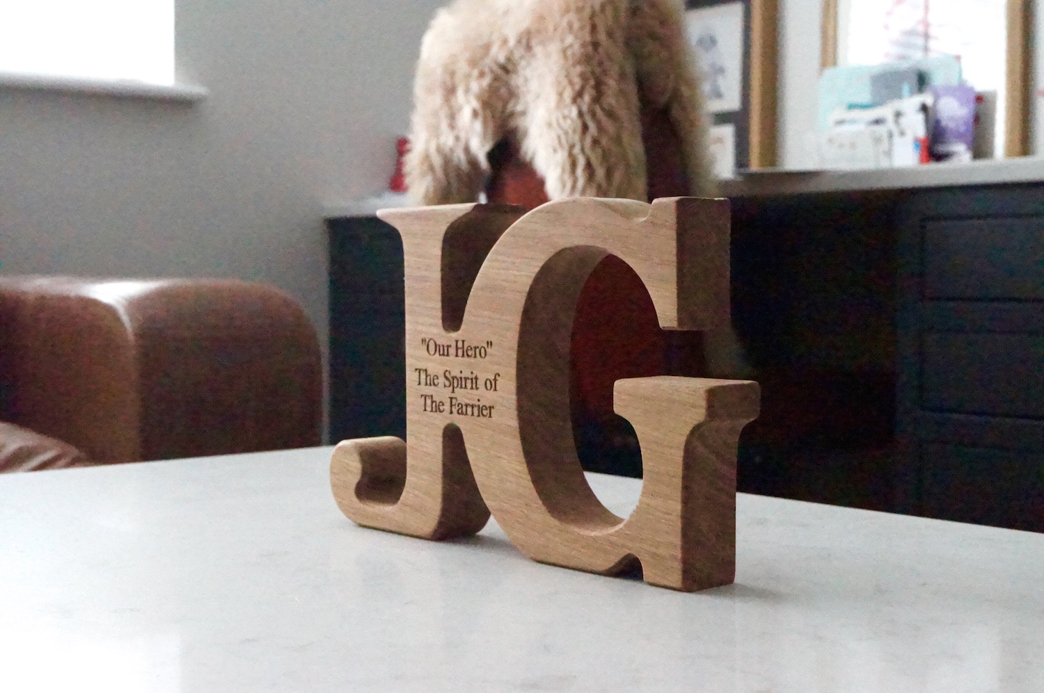 freestanding wooden photo letter gifts
