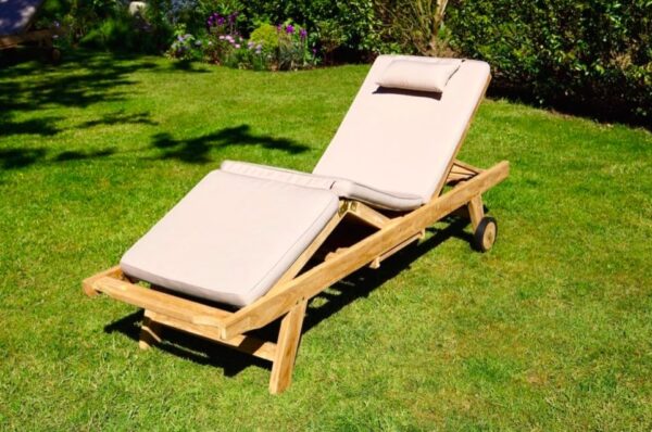 Deluxe Luxury Wooden Sun Loungers