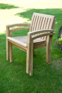 stacking-teak-outdoor-chairs-makemesomethingspecial.com