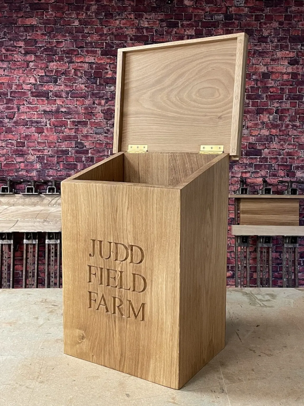Personalised Wooden Post Box With Lock | MakeMeSomethingSpecial