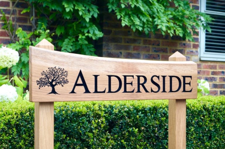 Wooden House Signs | Oak House Signs & House Name Plaques