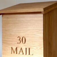 personalised-oak-post-box-makemesomethingspecial.com