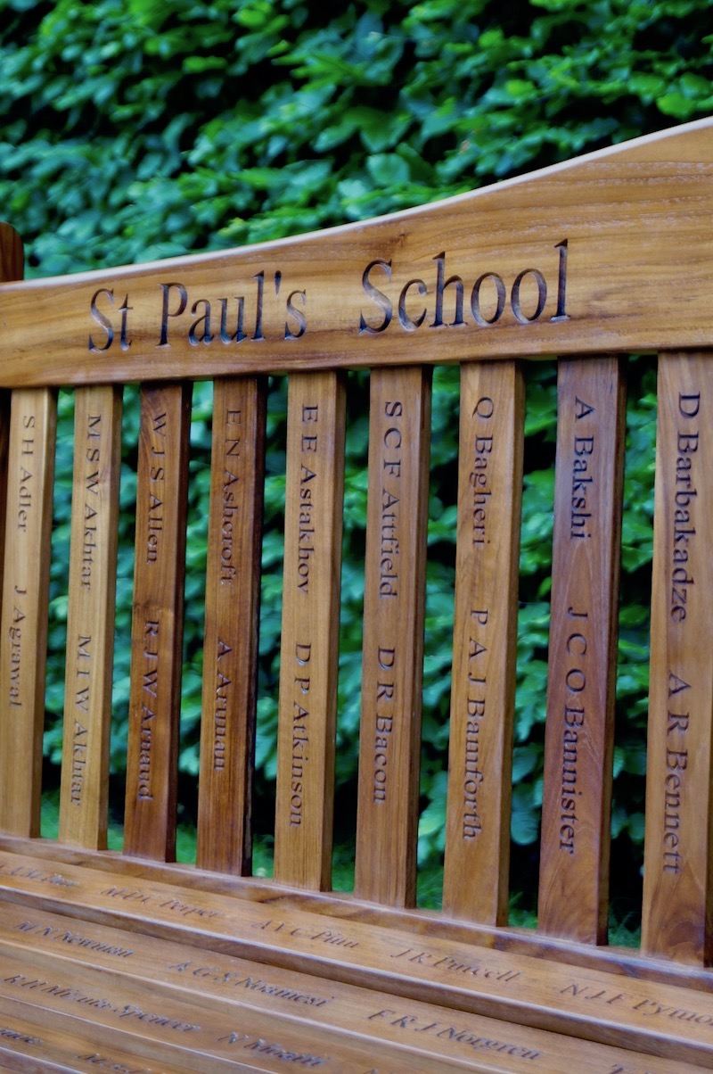 st-pauls-school-2018-leavers-bench-makemesomethingspecial.com