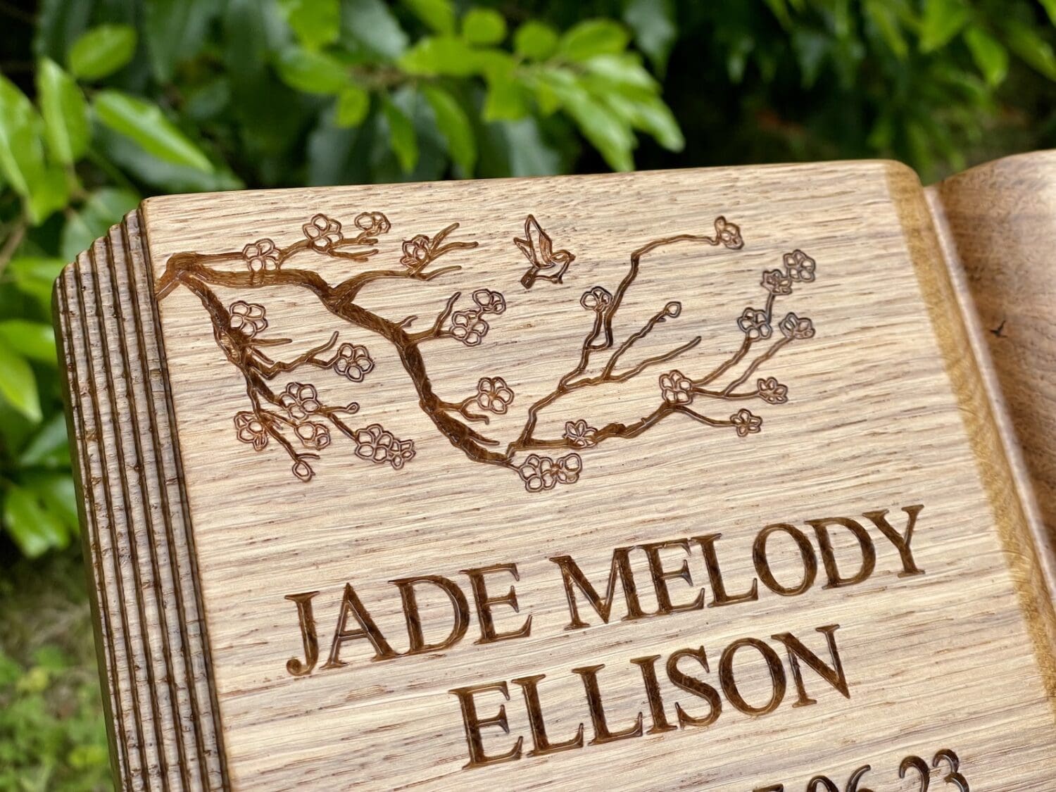 carved-oak-book-memorial-plaque