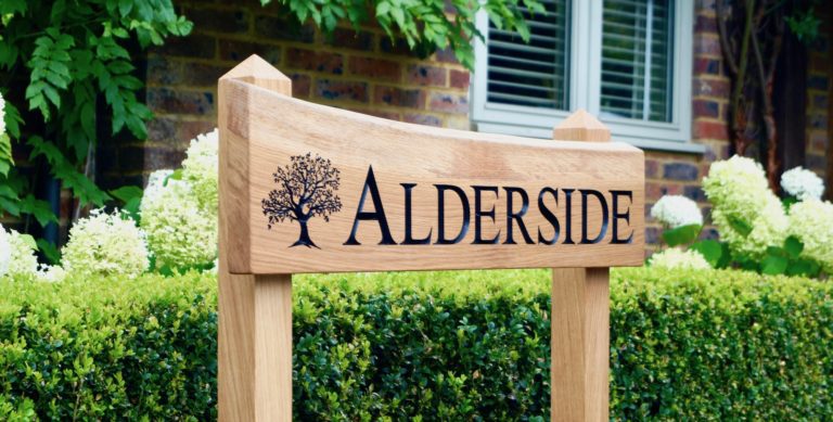 Wooden House Signs | Oak House Signs & House Name Plaques