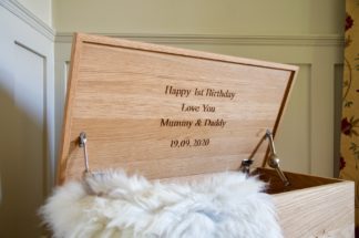 Personalised Oak Toy Boxes & Toy Chests | MakeMeSomethingSpecial