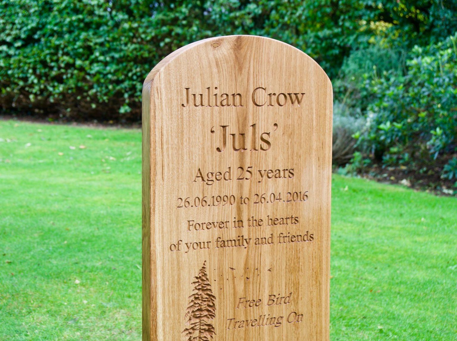 personalised-oak-large-headstone