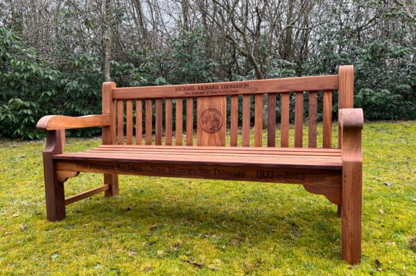 Bespoke-engraved-bench-with-logo