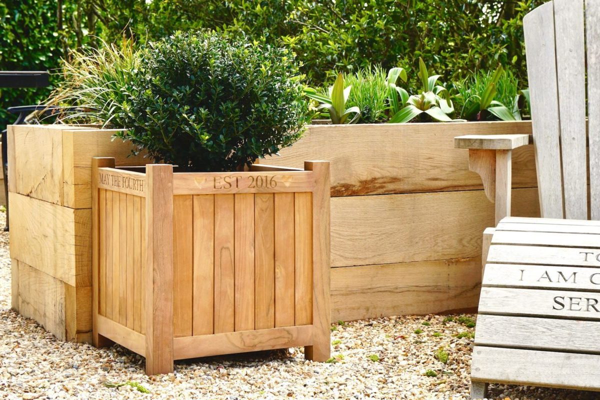 Personalised Wooden Planter Boxes | MakeMeSomethingSpecial.com