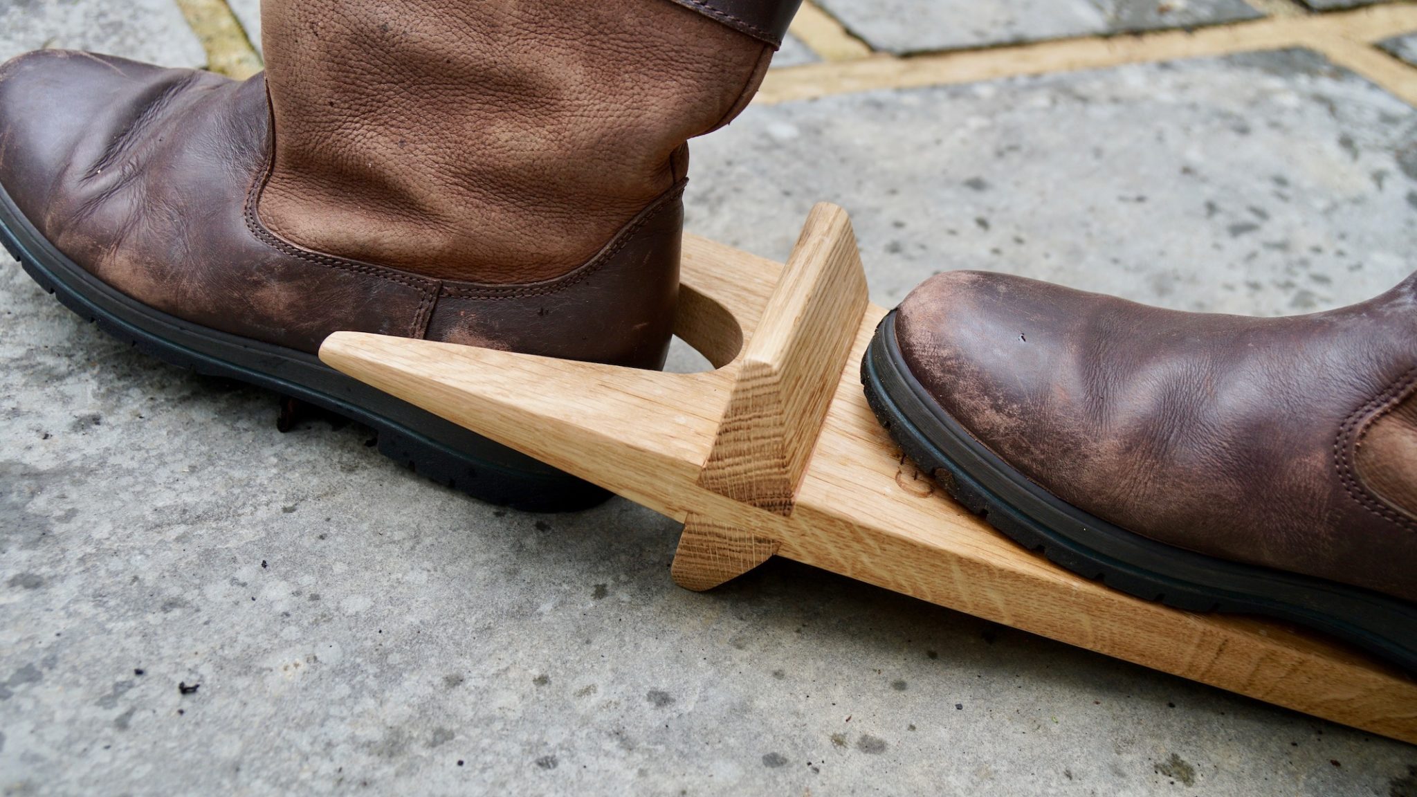 Personalised Reversible Wooden Boot Jack