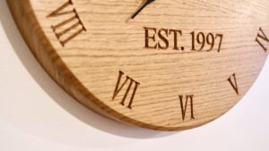 engraved-wooden-wall-clock