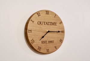 personalised-wooden-wall-clock