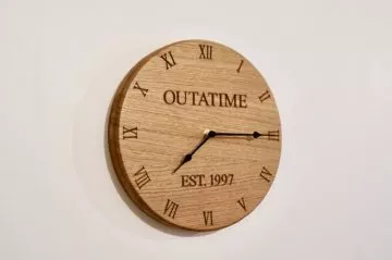 personalised-wooden-wall-clock