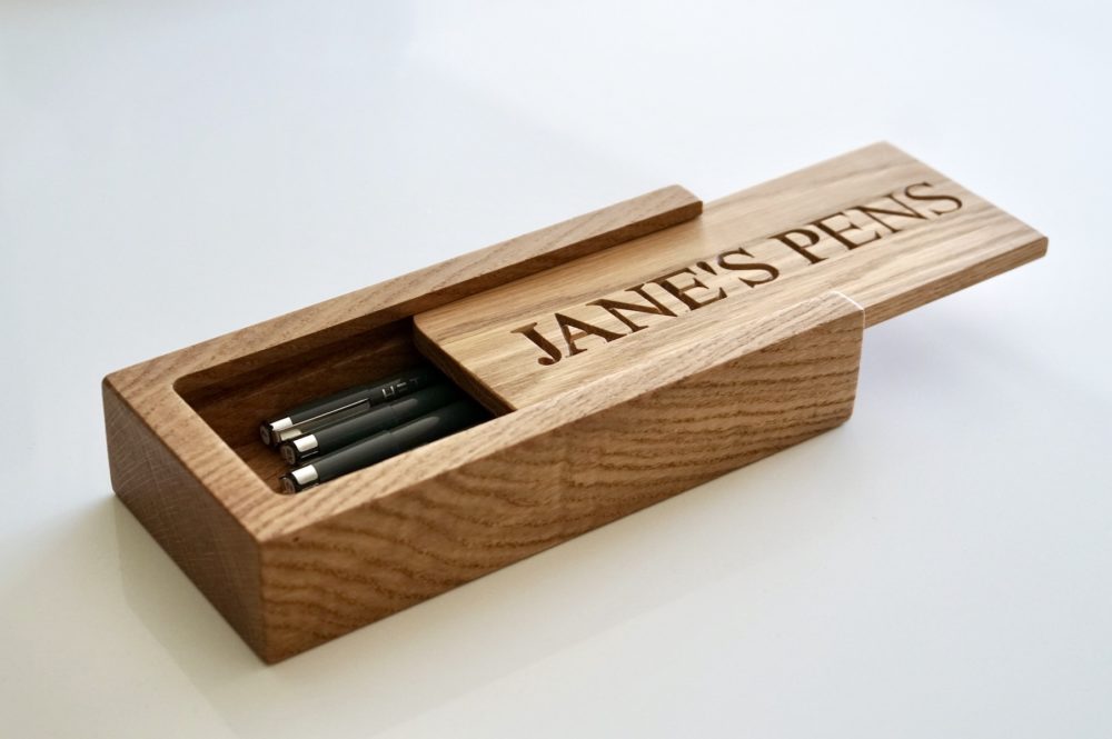 Personalised Wooden Pencil Box