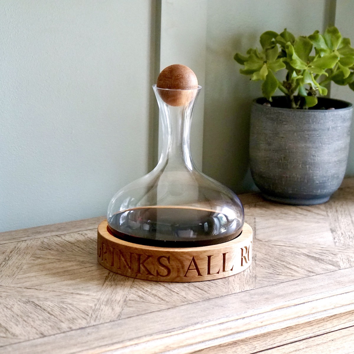 personalised-wooden-base-decanter