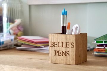 personalised-wooden-pen-pot