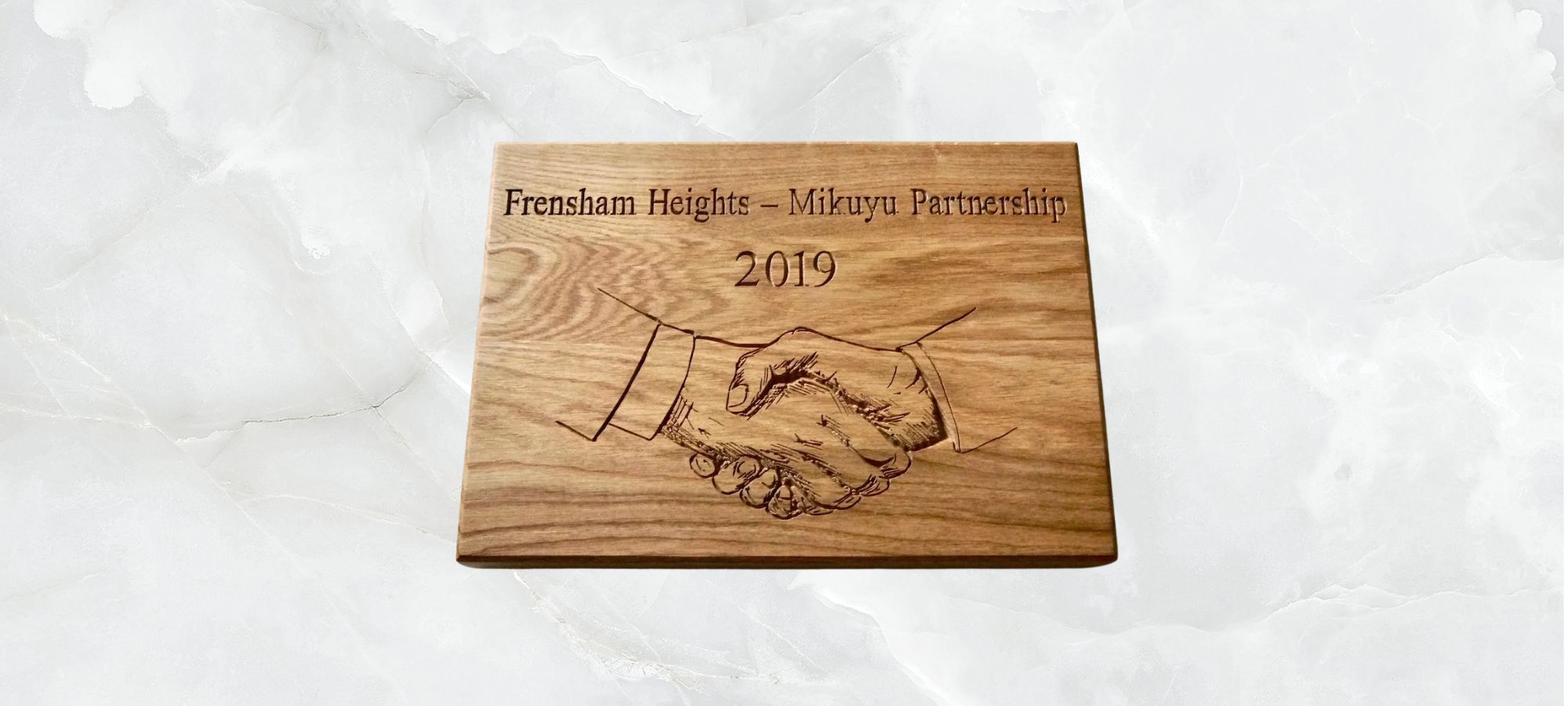 Personalised Wooden Award Plaques for Dorset Cereals