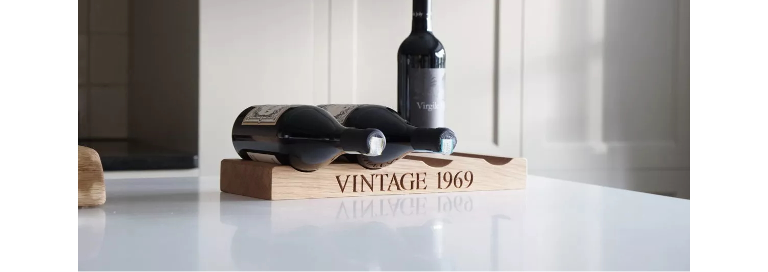 Personalised Wooden Wine Racks