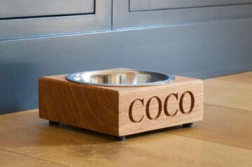 Personalised Wooden Pet Bowls