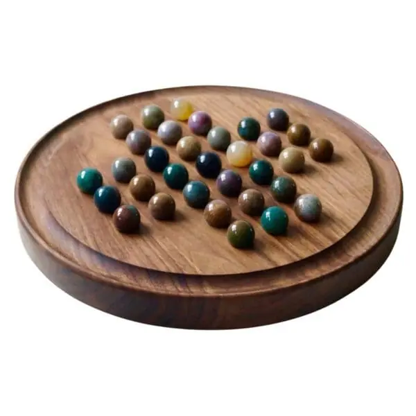 Personalised Solitaire Boards with Semi-Precious Marbles
