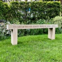 engraved-green-oak-sleeper-bench