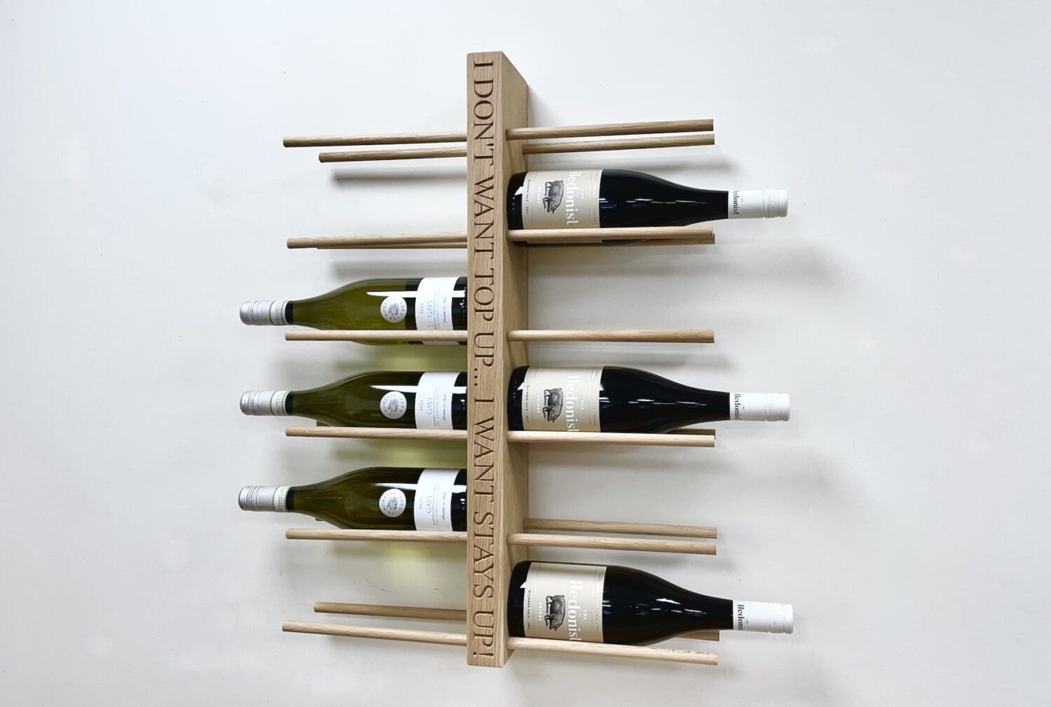 personalised-oak-wine-wall-rack