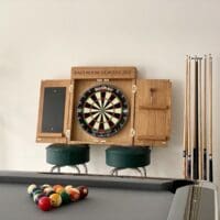 Oak Dartboard Display Case | MakeMeSomethingSpecial.com